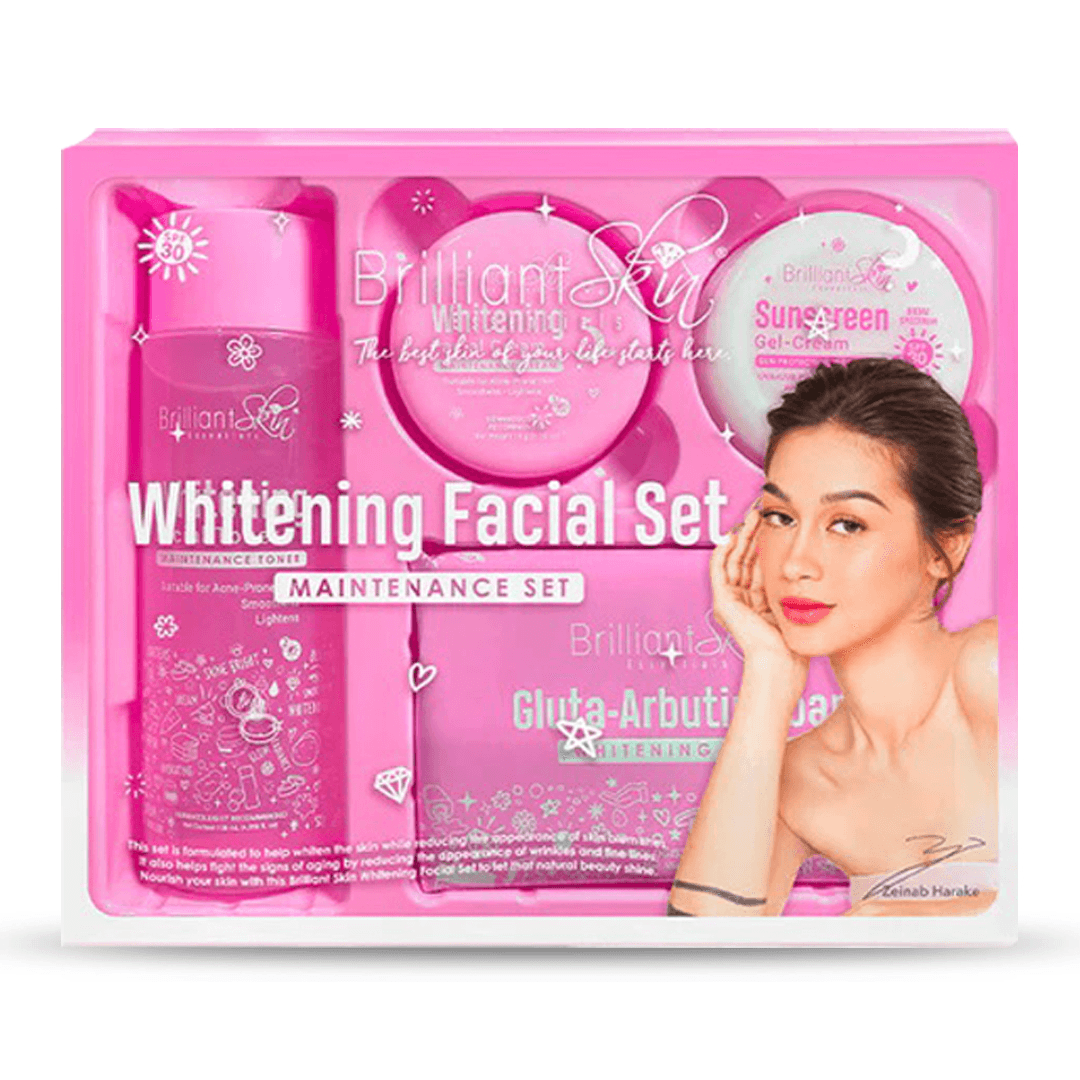 Brilliant Skin Whitening Facial Set Maintenance Set