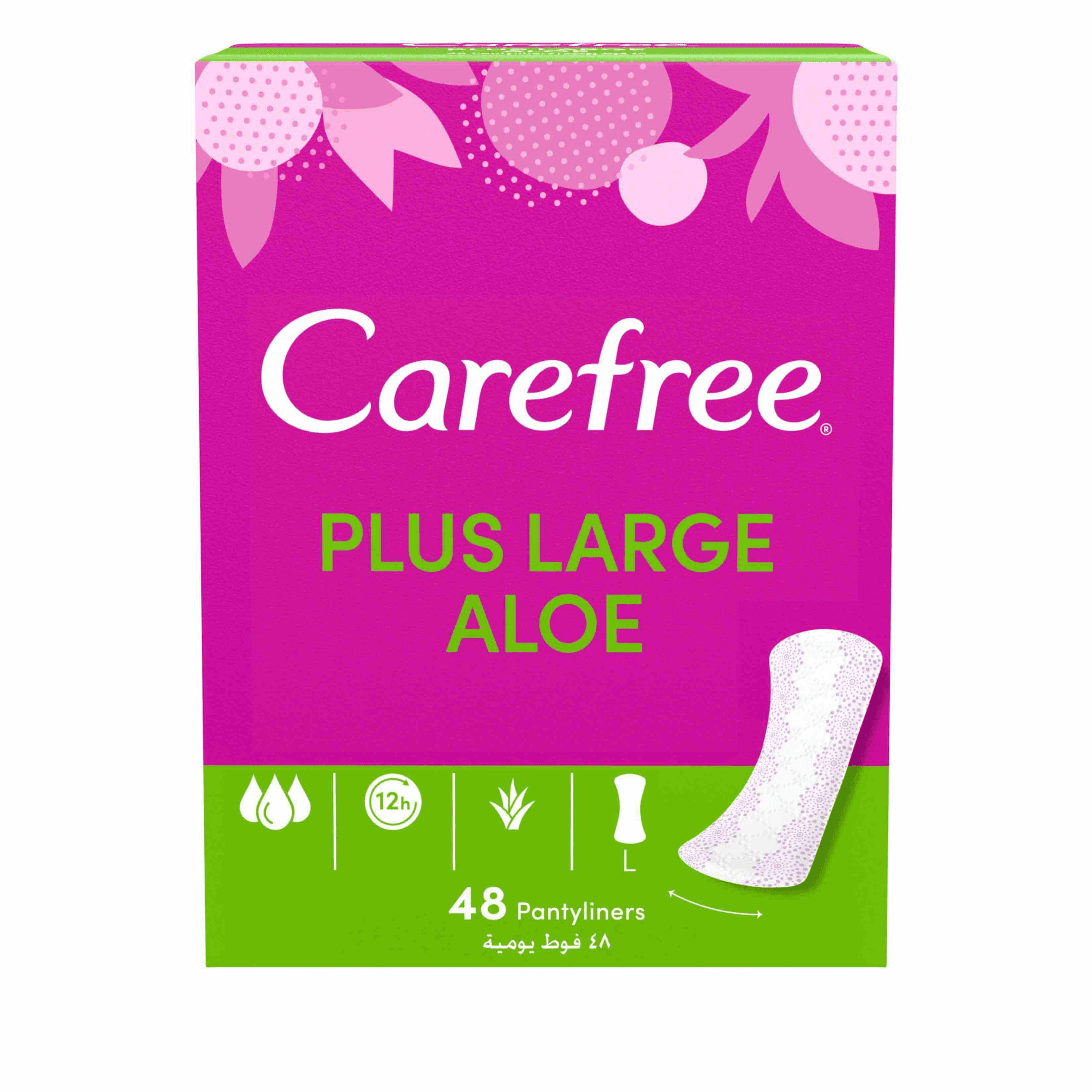 Carefree Plus Large Flavor 48 Pcs