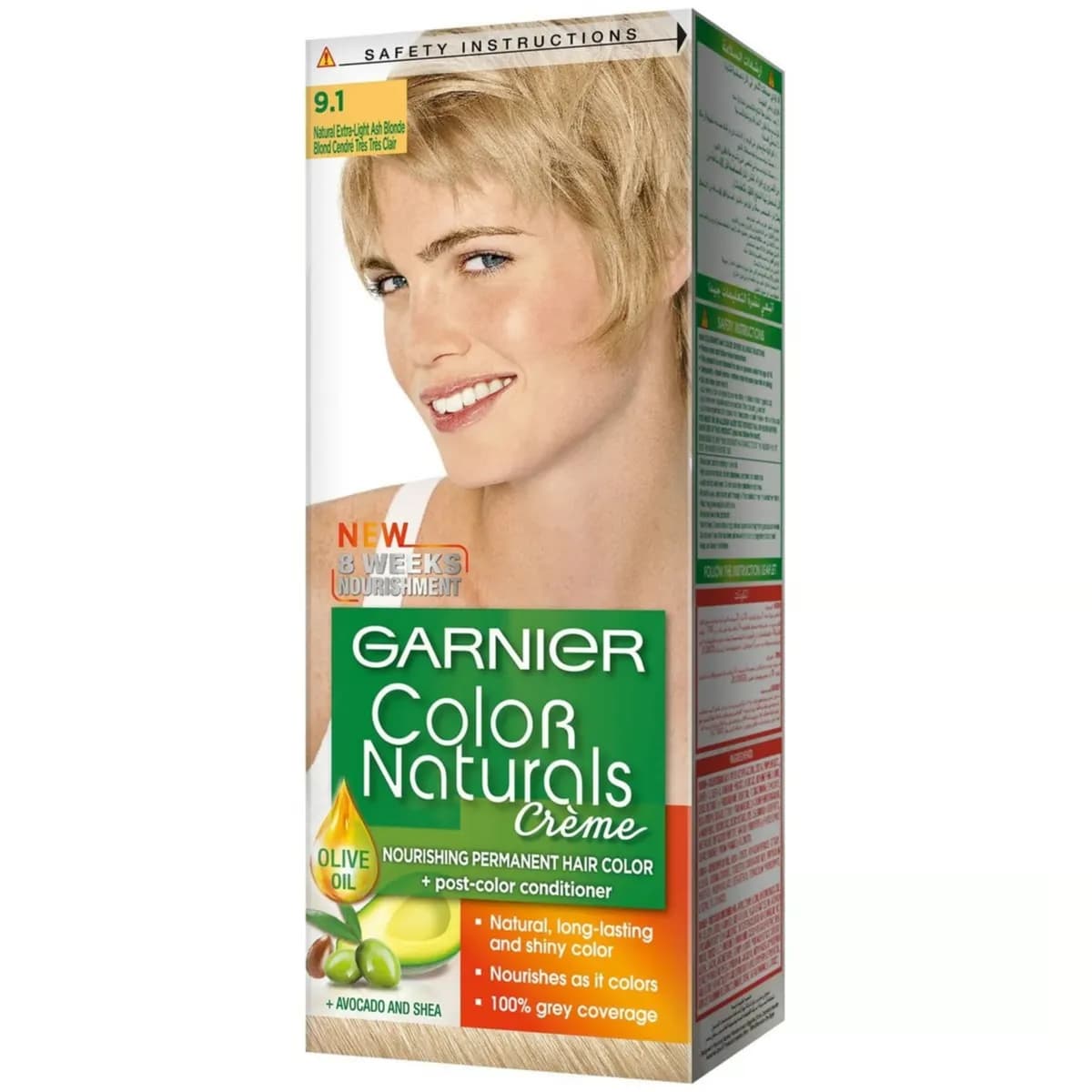 Garnier Color Naturals Creme 9.1 Natural Extra-light Ash Bonde