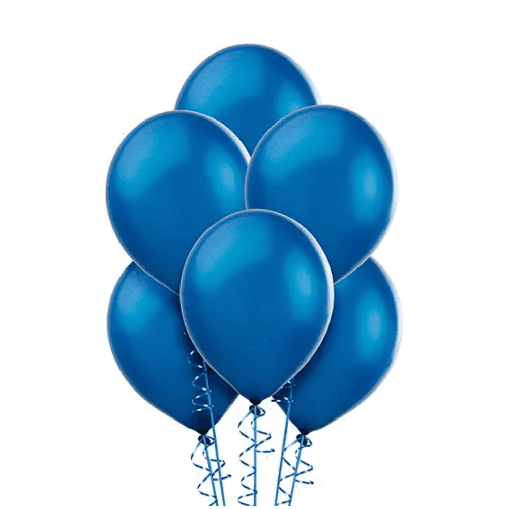 Royal Blue Pearl Balloons 12in