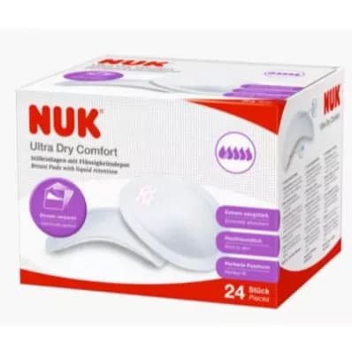 Nuk Ultra Dry Comfort Breast Pads 24's