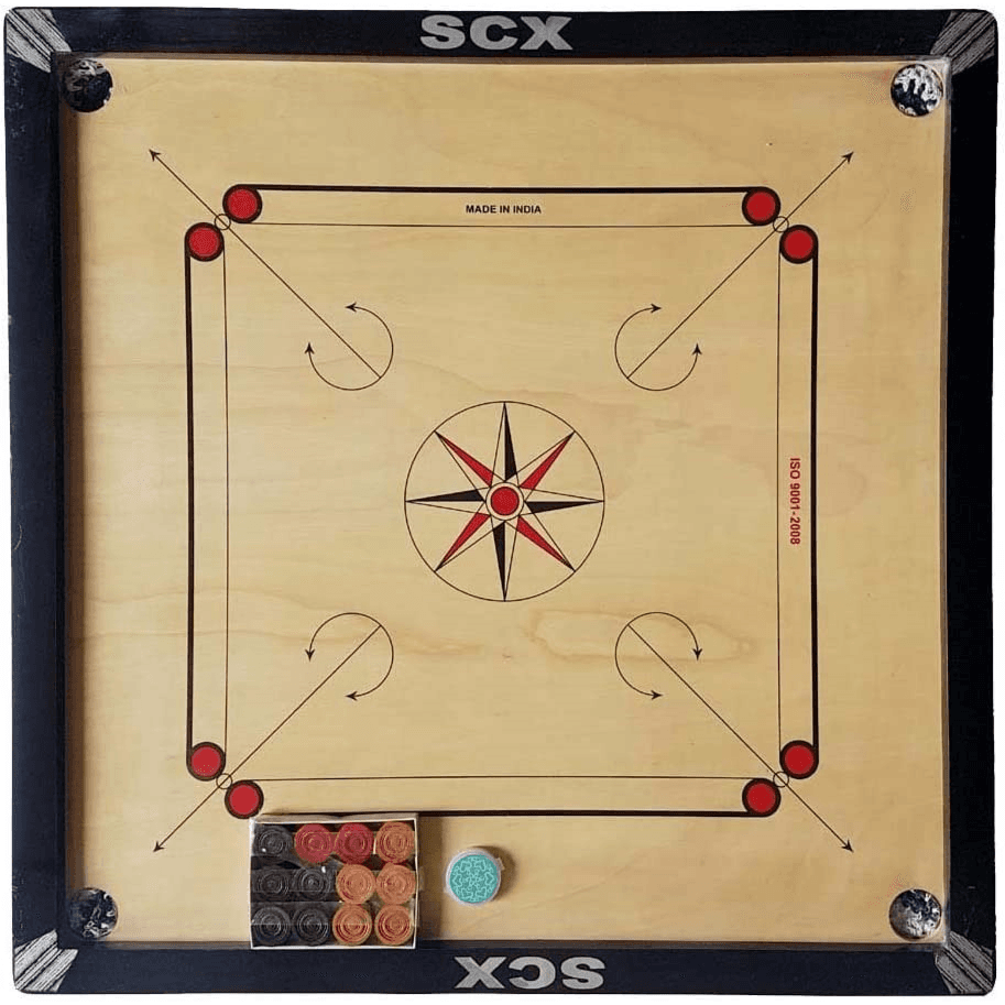 Medium Carrom Board With Coin