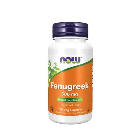 Now Fenugreek  Capsules 500 Mg 100's