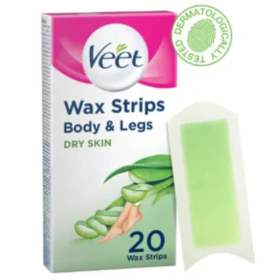 Veet Wax Strips Dry Skin 20's