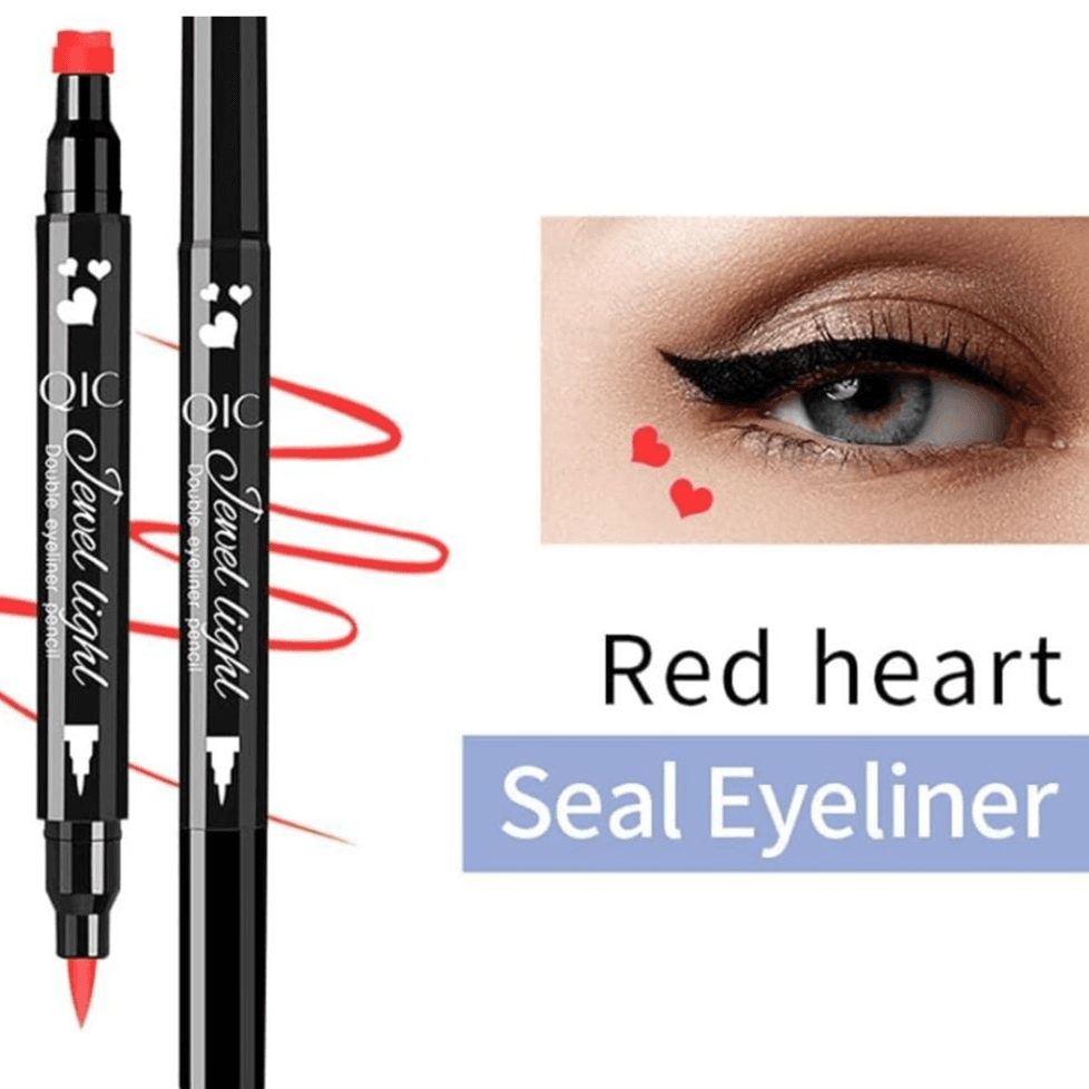 Heart-shaped Red Stamp Eyeliner #08