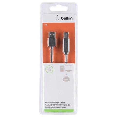 Belkin USB 2.0 Printer Cable 1.8M 6FT