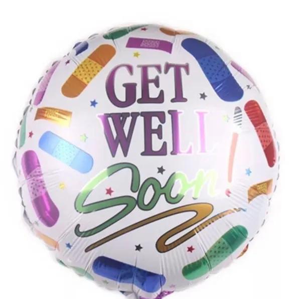 Get Well Soon Helium Balloon B