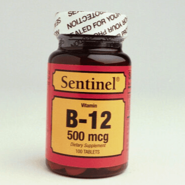 Sentinel B-12 500mcg 100 Tablets