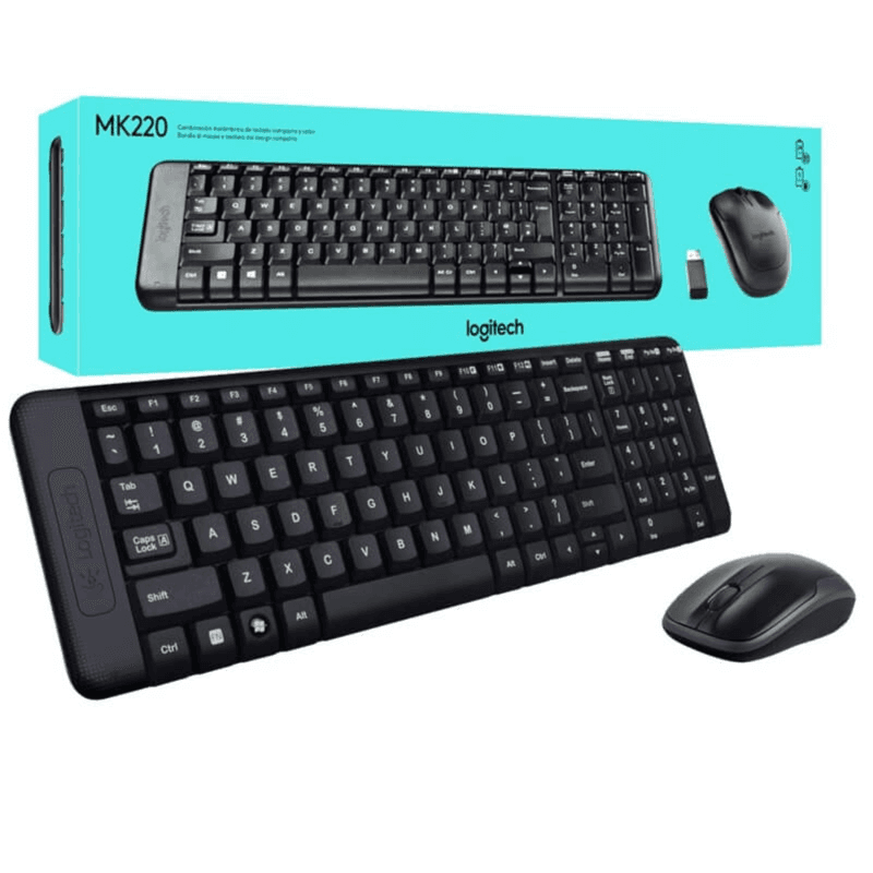 Logitech Wireless keyboard + Mouse MK220