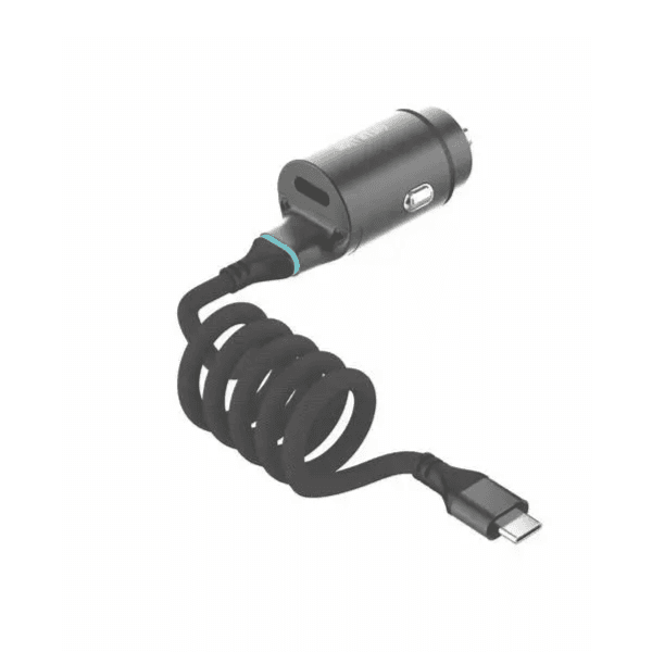 Green Lion 45W PD Car Charger Built-in Type C Cable