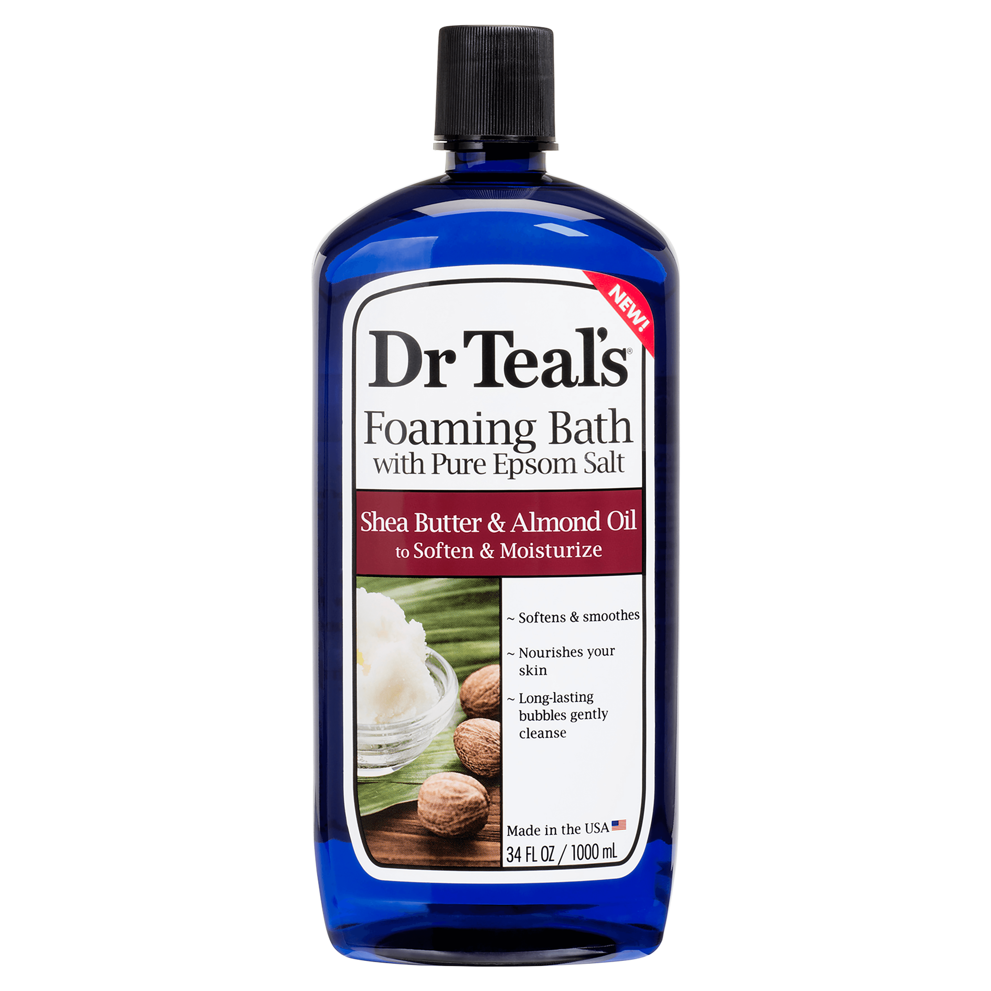 Dr Teal's Shea Butter & Almond Oil Foaming Bath 1000ml