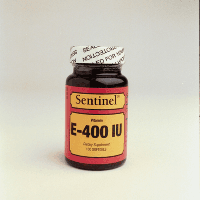 Sentinel Vitamin E 400 I.U 100 Softgels