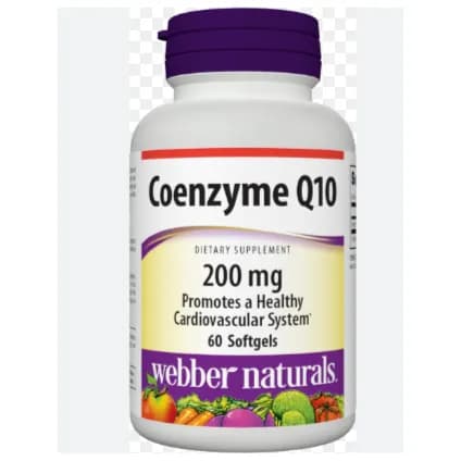 Webber Naturals Coenzyme Q10 Softgels 60's