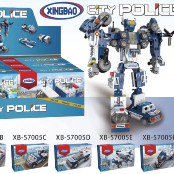 City Police Multi Mini Shapes Collection (A~F)