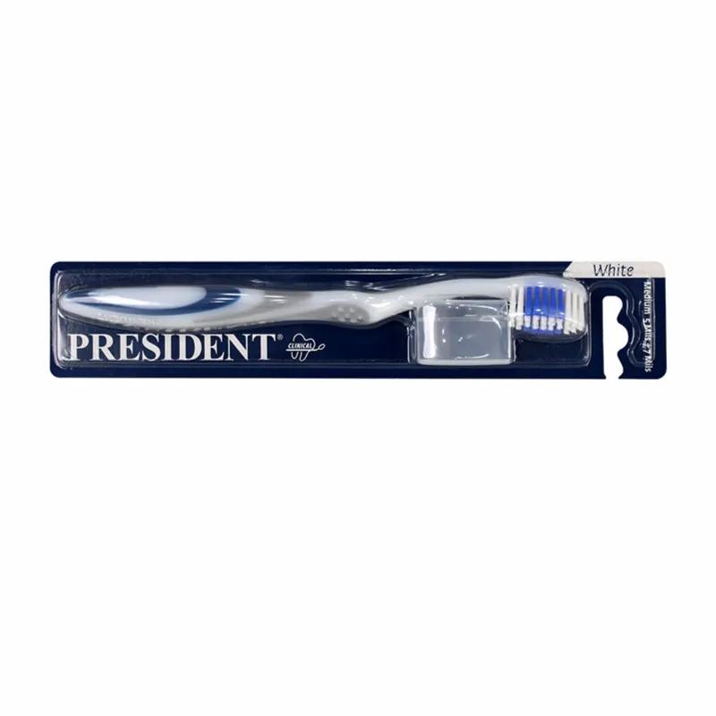 president white medium toothbrush