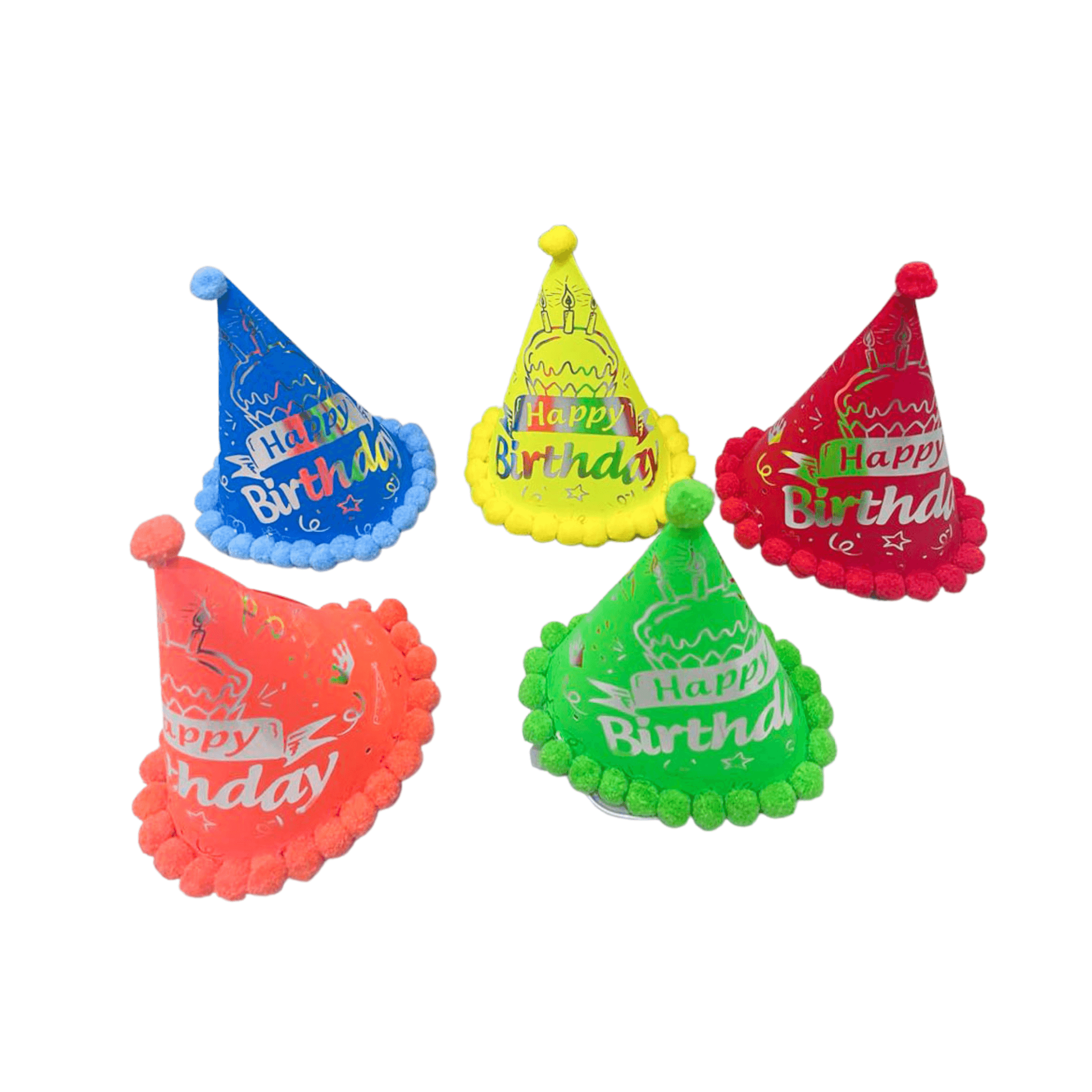 Party Paper Hats Set - 1 pcs