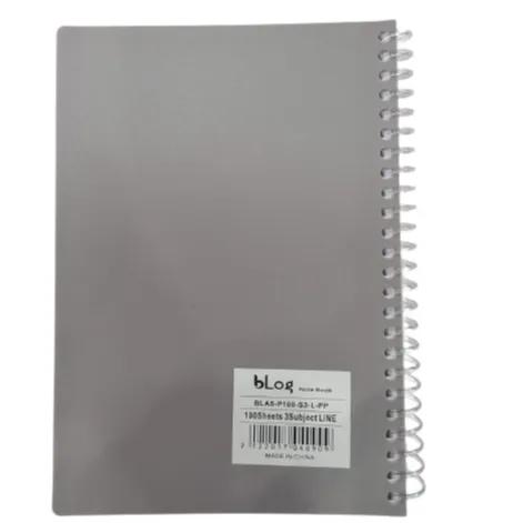 Blog Notebook A5 100 Sheets 3 Subject Line