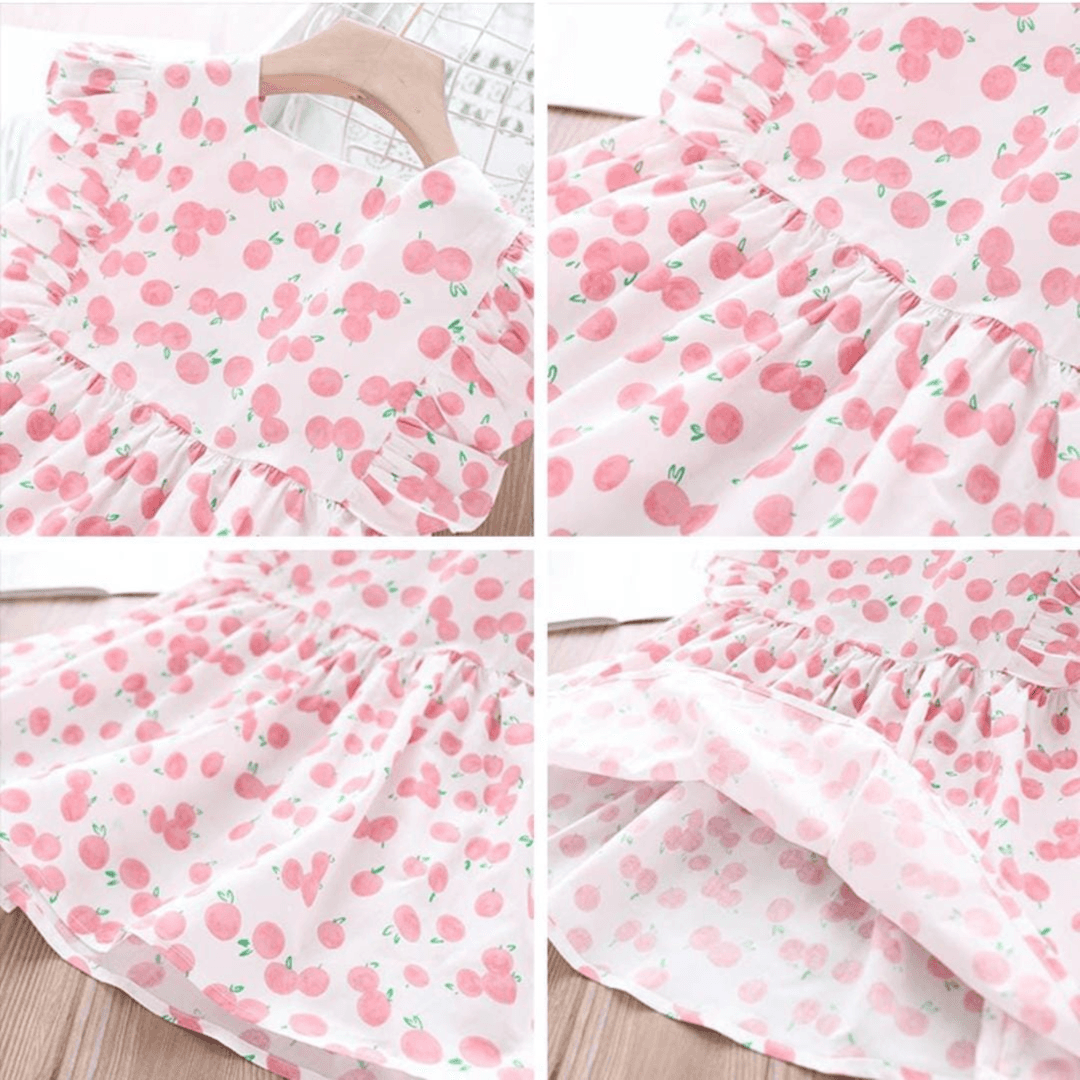 Pet Flower Design Long Clothe Pink