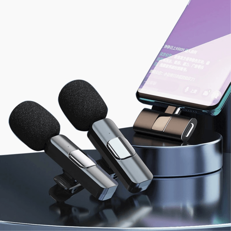 Wireless Lavalier 2 Microphones