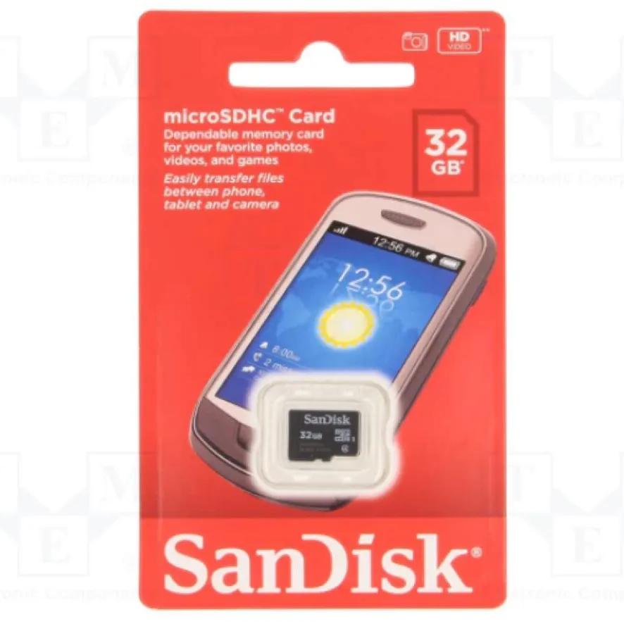 Sandisk Microsdhc 32gb Flash Memory Card,