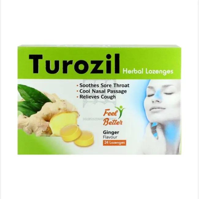 Turozil Ginger 24 Lozenges