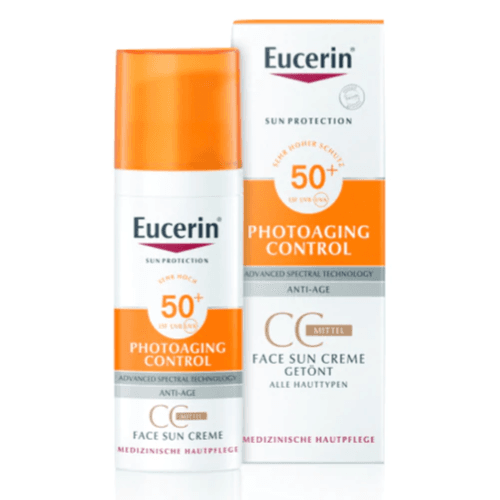 Eucerin Photoaging Control Cc Medium Sun Cream Tinted Spf 50 50ml