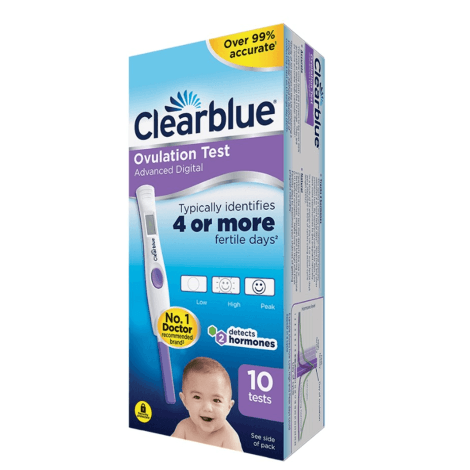 Clearblue Advanced Digital Ovulation Test Kit 10 Tests