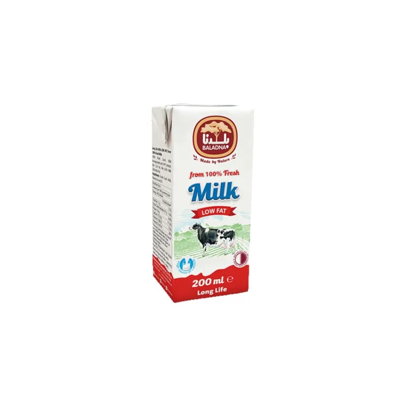 Baladna Milk Low Fat UHT 200ml 1 Piece