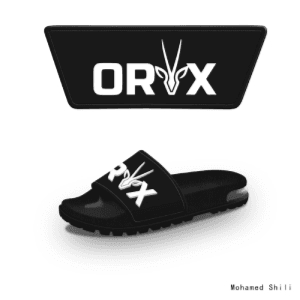 Oryx Black Slipper