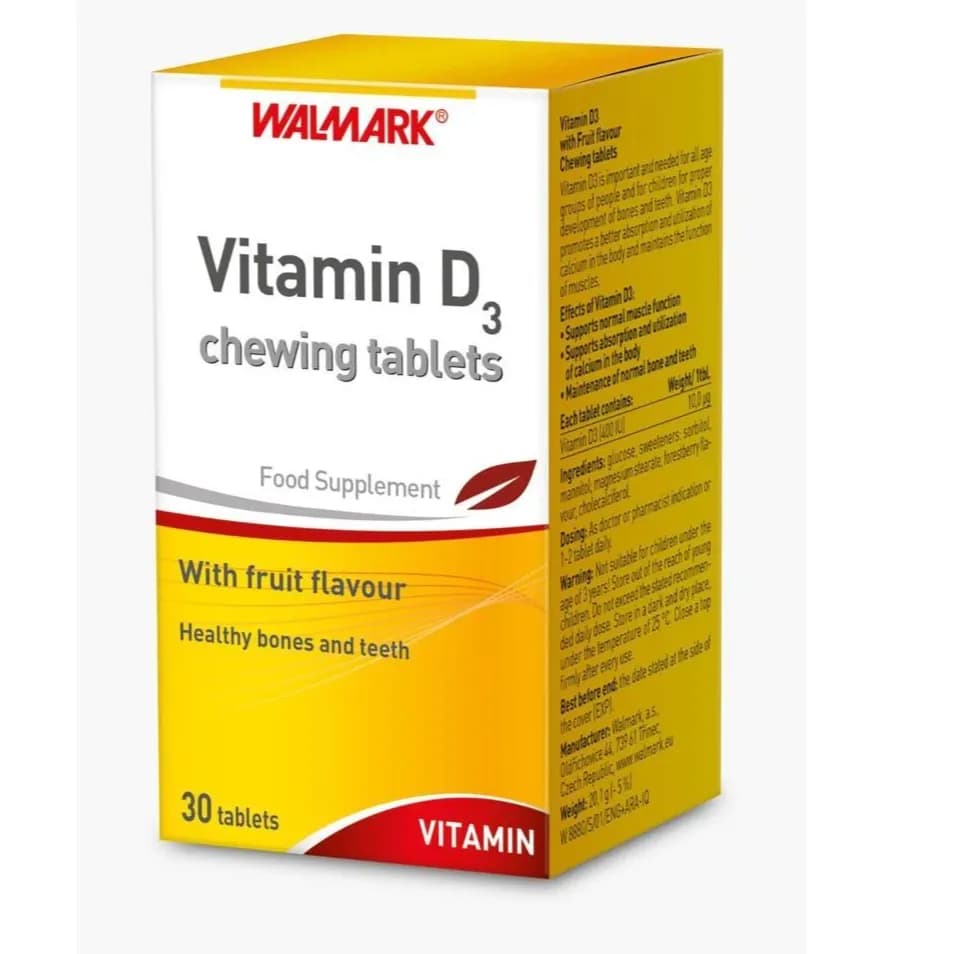 Walmark Vitamin D3 Chewing30 Tabs