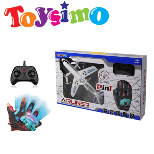 R/C Foam Plane With Hand Gloves