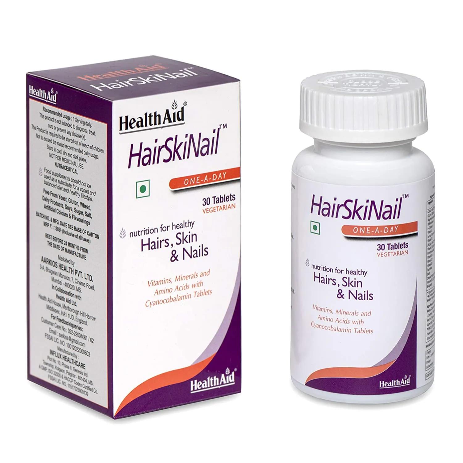 Health Aid Hair Skin Nail Tablets 30's