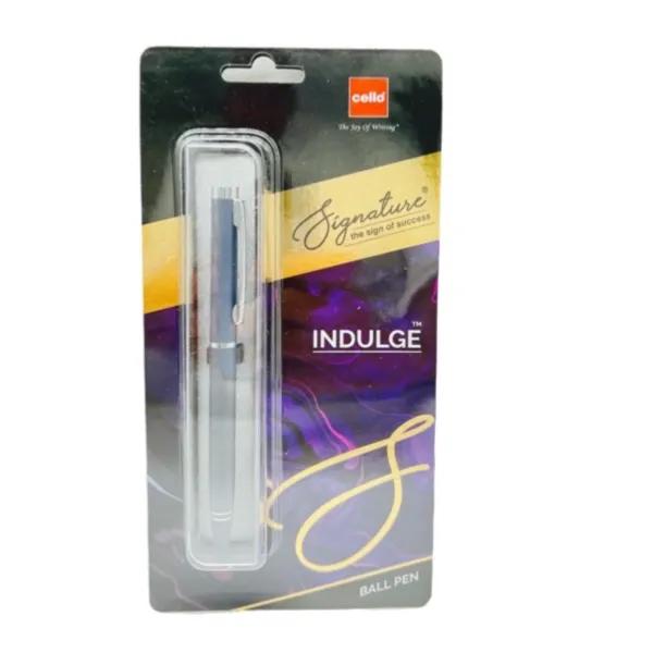 Cello Indulge Blue Color Ink Signature Ball Pen 0.7mm - 10624