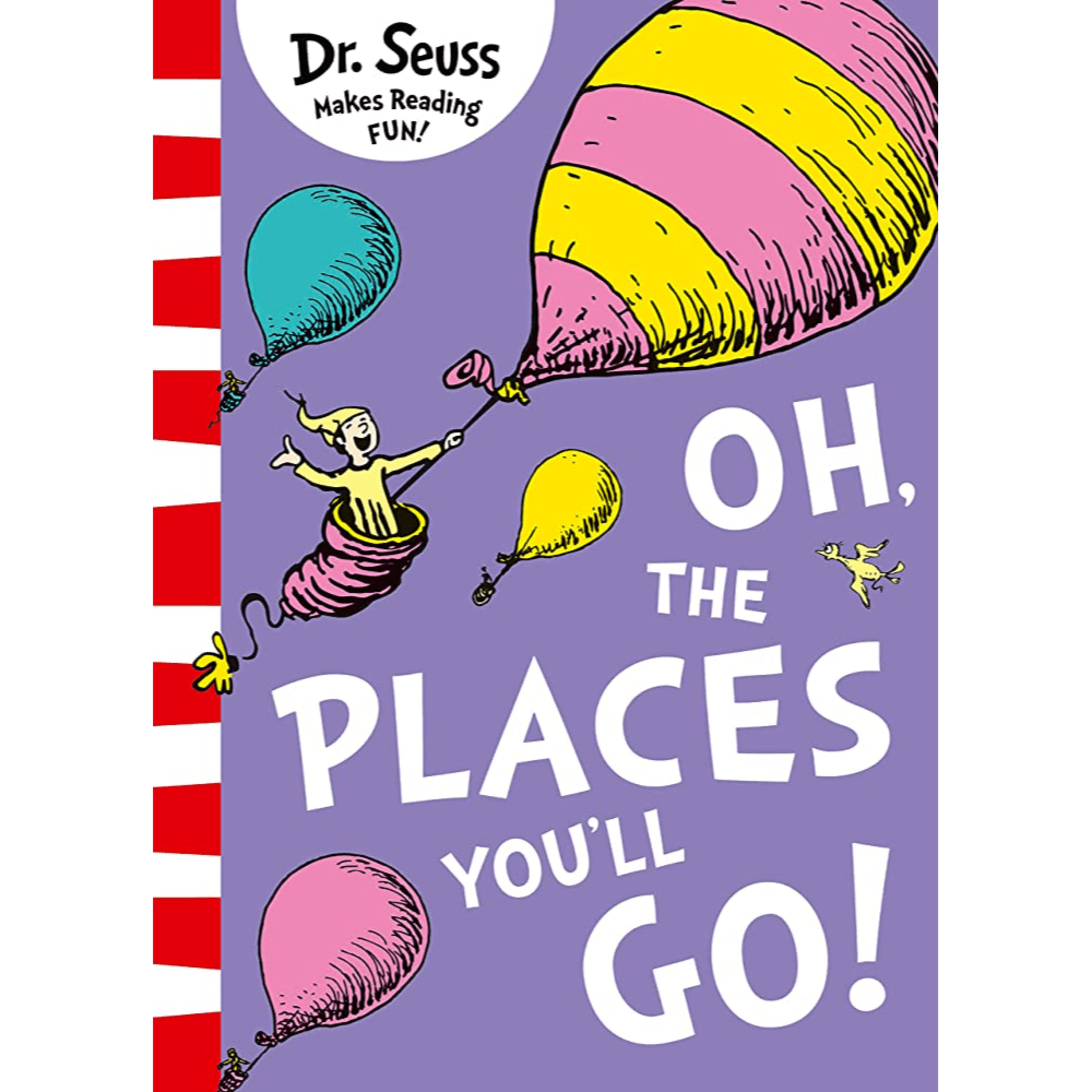 201487 Oh, The Places You'll Go! (Paperback, Yellow Back Book edition) By Seuss, Dr.