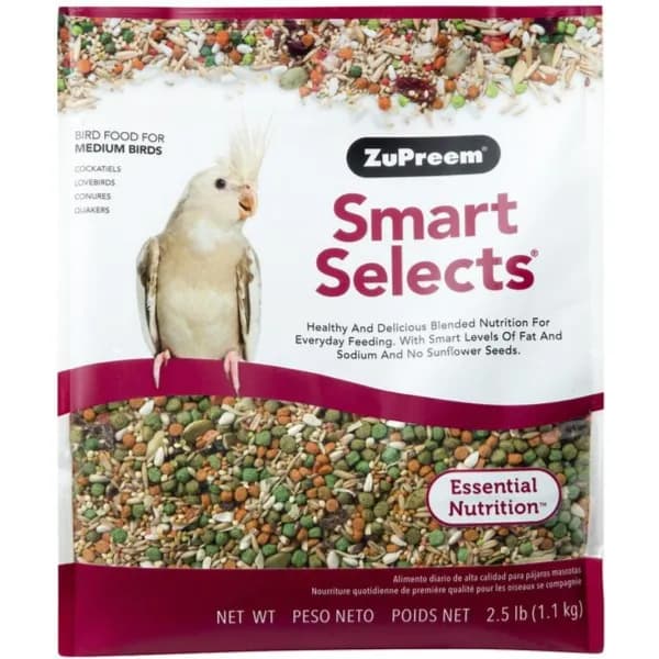 Zupreem Smart Selects  For Medium Birds 1.1kg