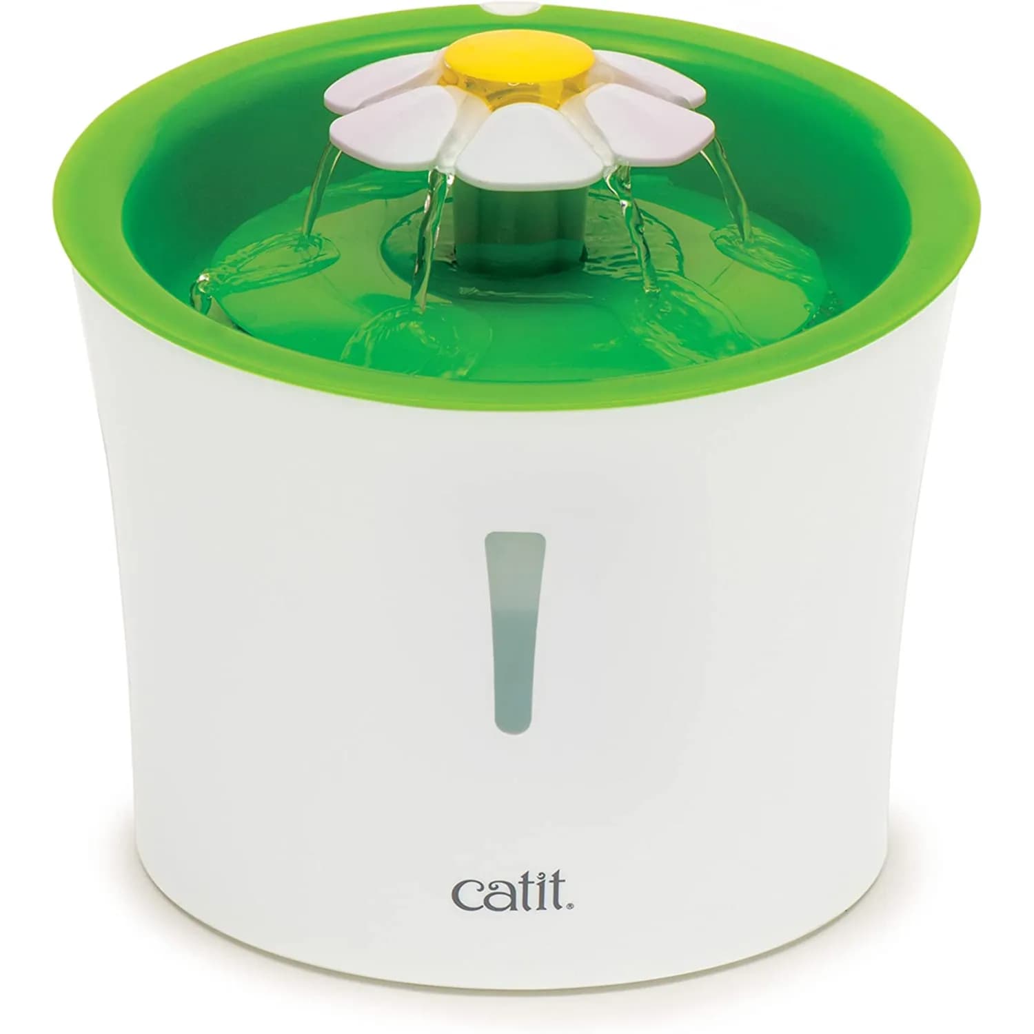 Catit Sense 2.0  Flower Fountain With Led  - Green