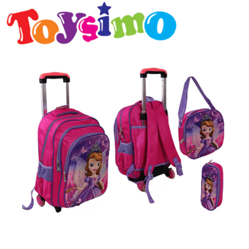 Princess School Trolley Bag