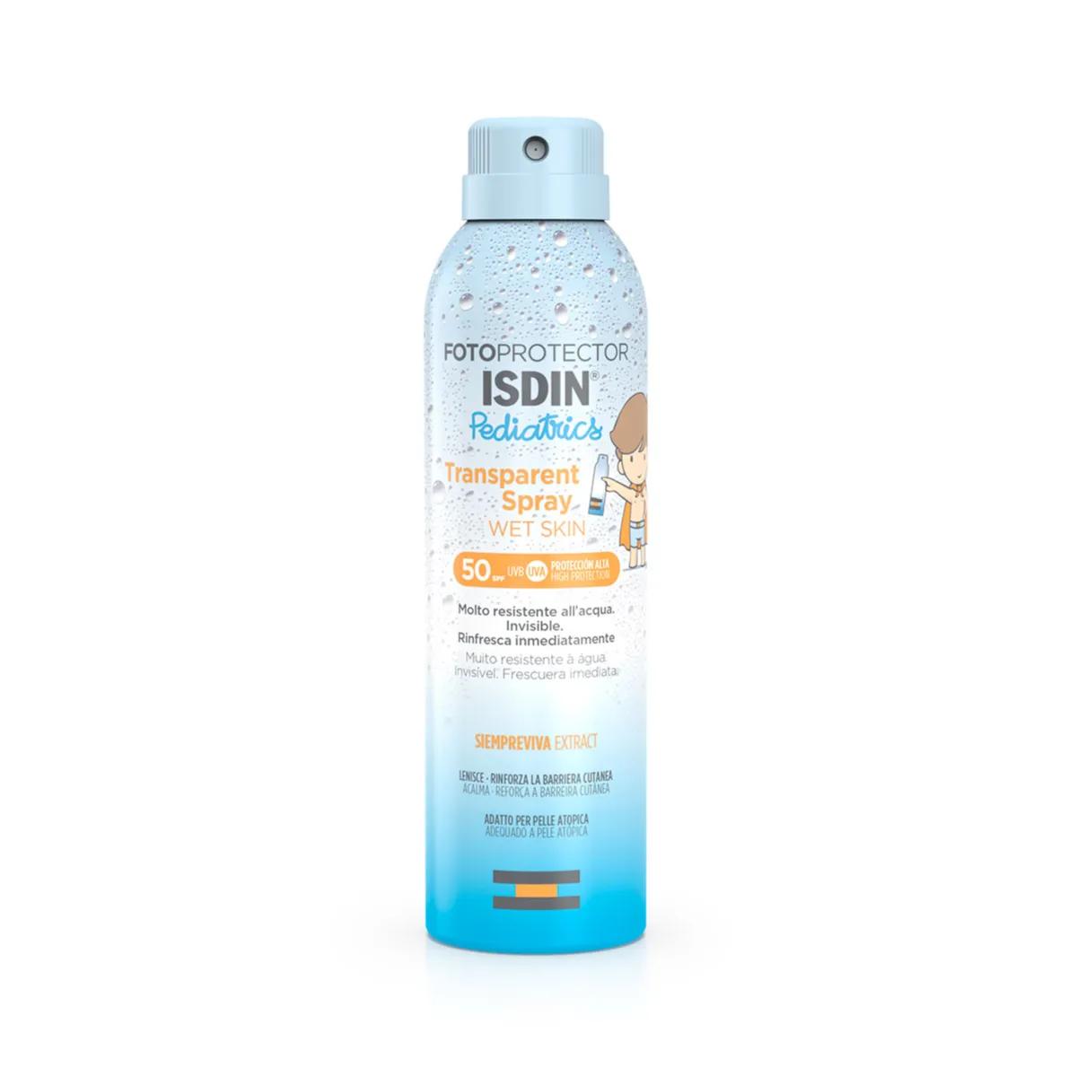 Isdin Foto Protector Pediatrics Transparent Spray 50SPF Sempreviva Extract