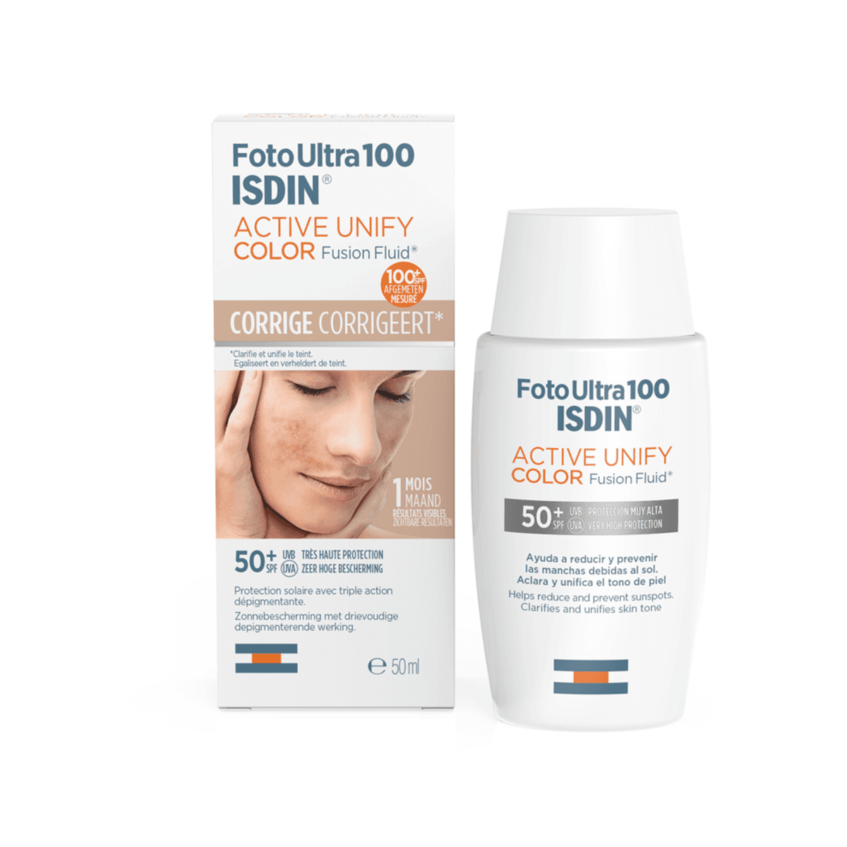 Isdin Fotoultra 100 Active Unify Color 50Ml 