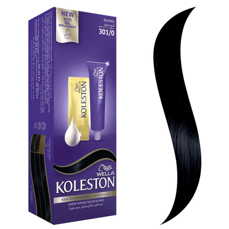 Wella Koleston Hair Colour Creme 301/0 Blue Black