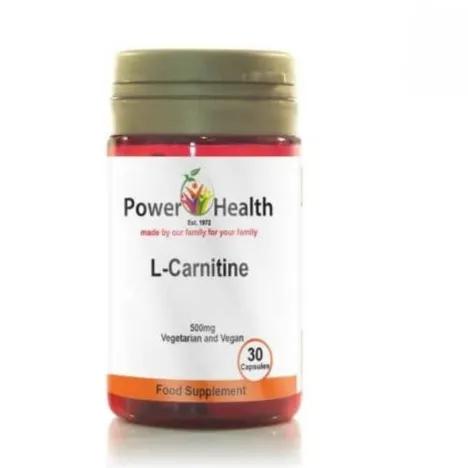 Power Health L-Carnitine 500 Mg 30 Cap