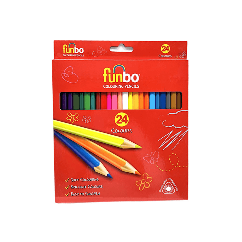 Funbo 24pcs colouring pencils - 3715