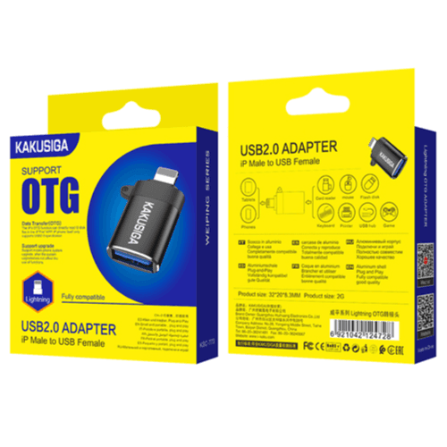 Kakusiga Otg Lightning To USB Adapter