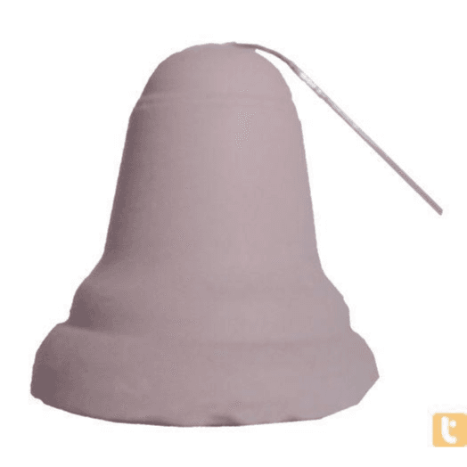 coollapet mineral bell  cloche minerale calcium charcoal