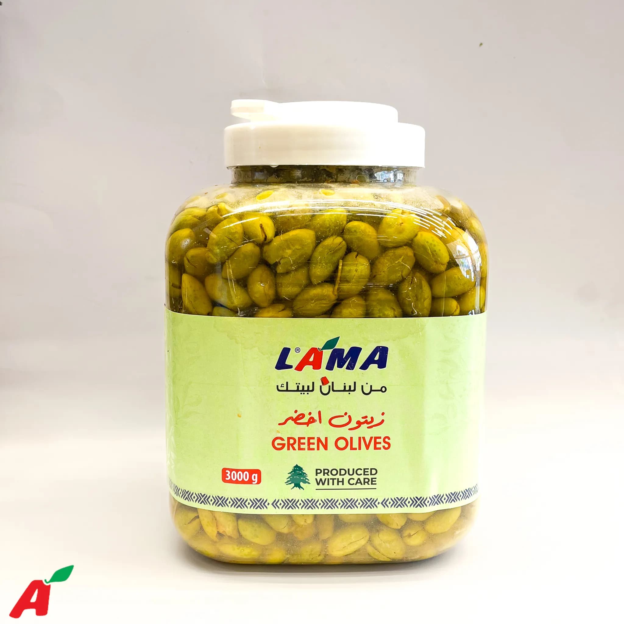 Lama Green Olives Low Salt 3000g