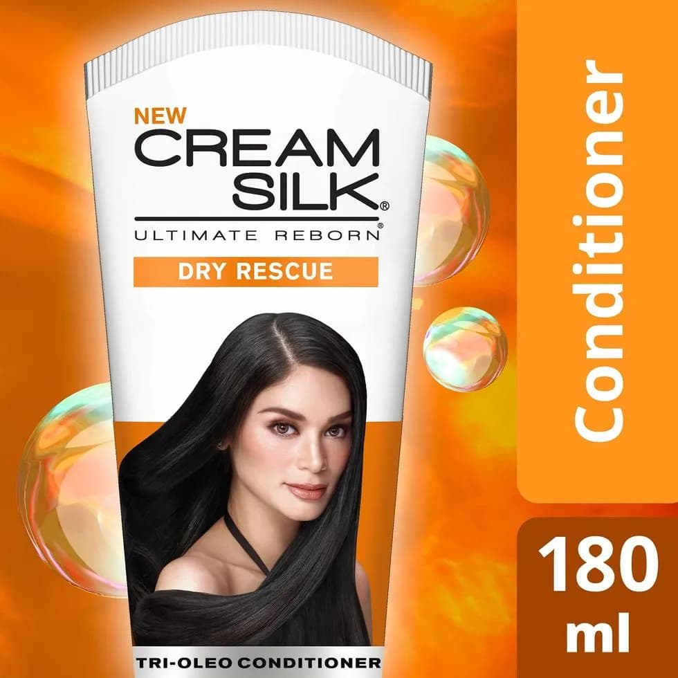 New Cream Silka Ultimate Reborn Dry Rescue Up To 97% Dryness Free Tri- Conditioner 180ml