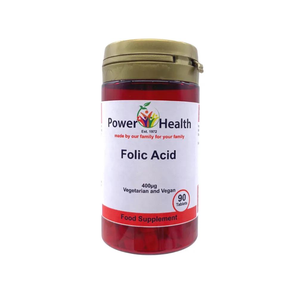 Power Health Folic Acid 400mcg Tablets 90's