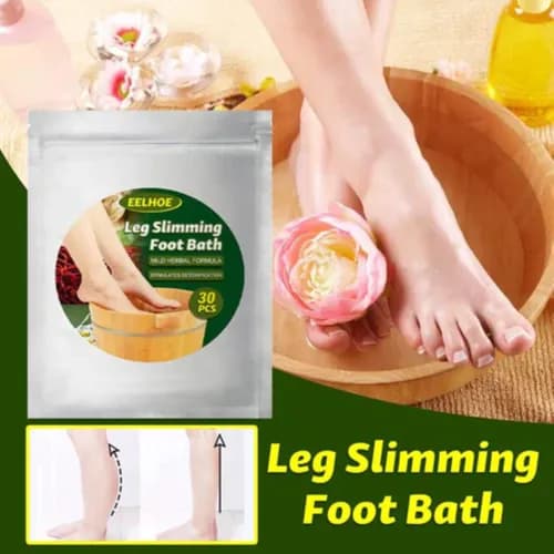 Eelhoe 30 Pieces Leg Slimming Foot Bath Bags Mild Herbal Formula Increase Blood Circulation Stimulate Detoxification Reduce Leg Edema