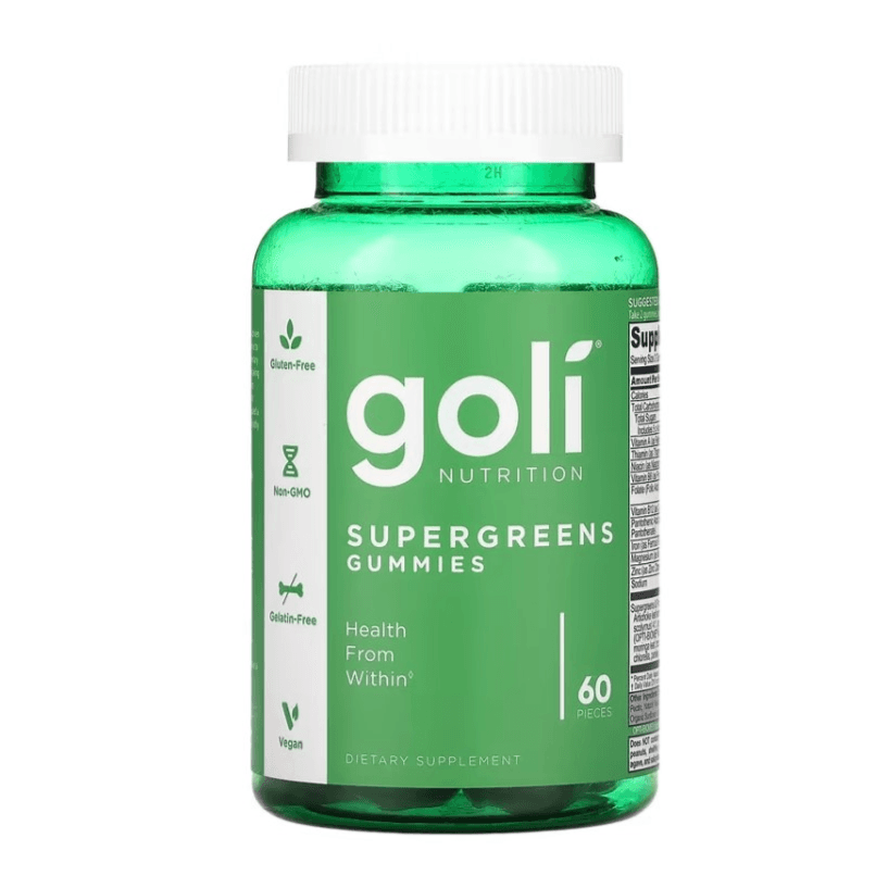 Goli Nutrition Supergreens Gummies 60 Pcs