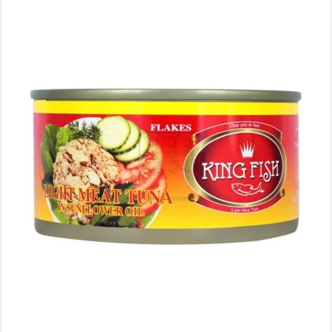 King Fish Light Meat Tuna In Sunflower  Oil 160g